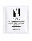Null Coffee Heleanna Georgalis Orange Cherry Natural Ethiopia filtre kahve paketi.