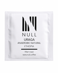 Null Coffee Uraga Anaerobic Natural Ethiopia filtre kahve paketi.